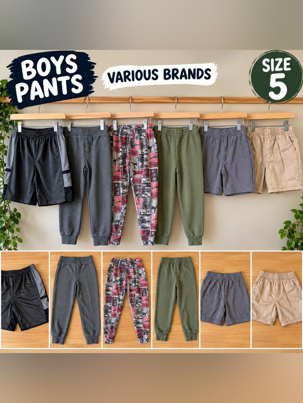 Boys' bottoms lot - Size 5